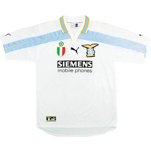 Tailandia Camiseta Lazio 1ª Retro 2000 2002 Blanco